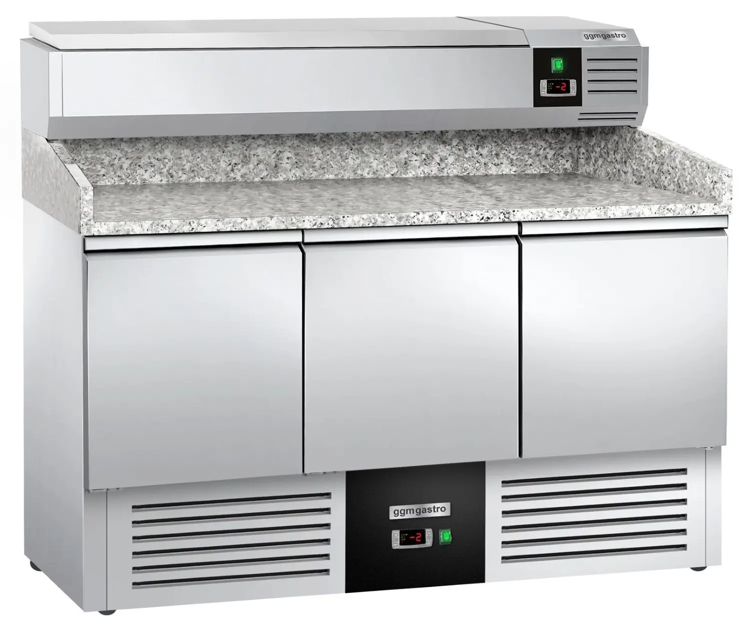 Холодильный стол для пиццы GGM Gastro POG147ND#AGG143END (Inox) - 3
