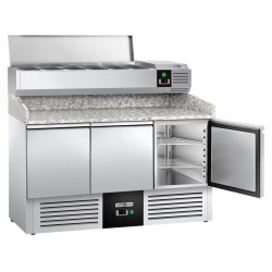 Холодильный стол для пиццы GGM Gastro POG147ND#AGG143END (Inox) Thumb