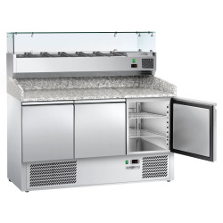 Masa frigorifica pentru pizza GGM Gastro POG147ND#AGG143ND#07 (Inox) Thumb
