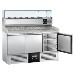 Холодильный стол для пиццы GGM Gastro POG147ND#AGG143ND (Inox) Thumb
