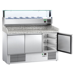 Masa frigorifica pentru pizza GGM Gastro POG147ND#AGS143LND#07 (Inox) Thumb