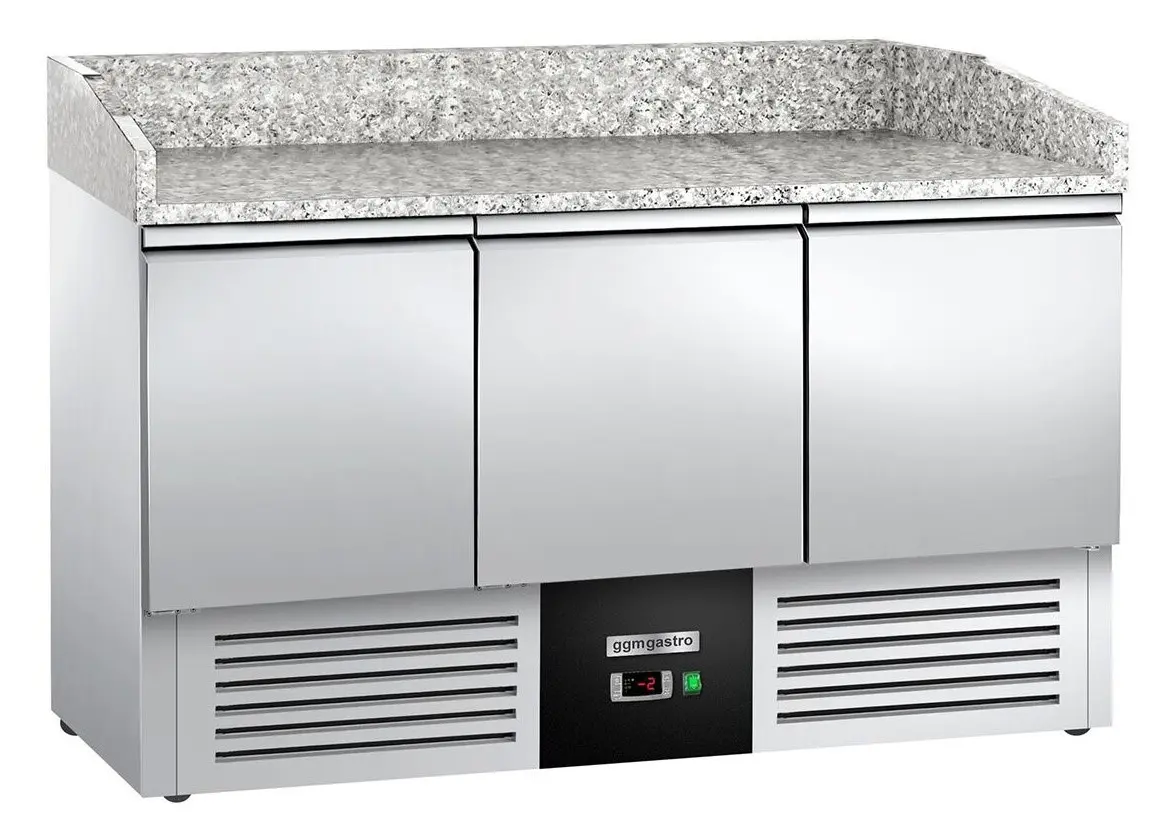 Masa frigorifica pentru pizza GGM Gastro POG147ND (Inox)