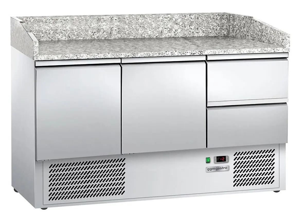 Masa frigorifica pentru pizza GGM Gastro POG147ND#SBG1212#07 (Inox)
