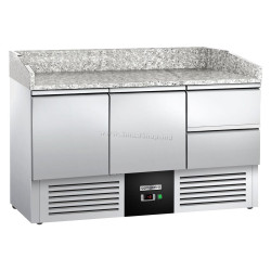 Холодильный стол для пиццы GGM Gastro POG147ND#SBG1212 (Inox)