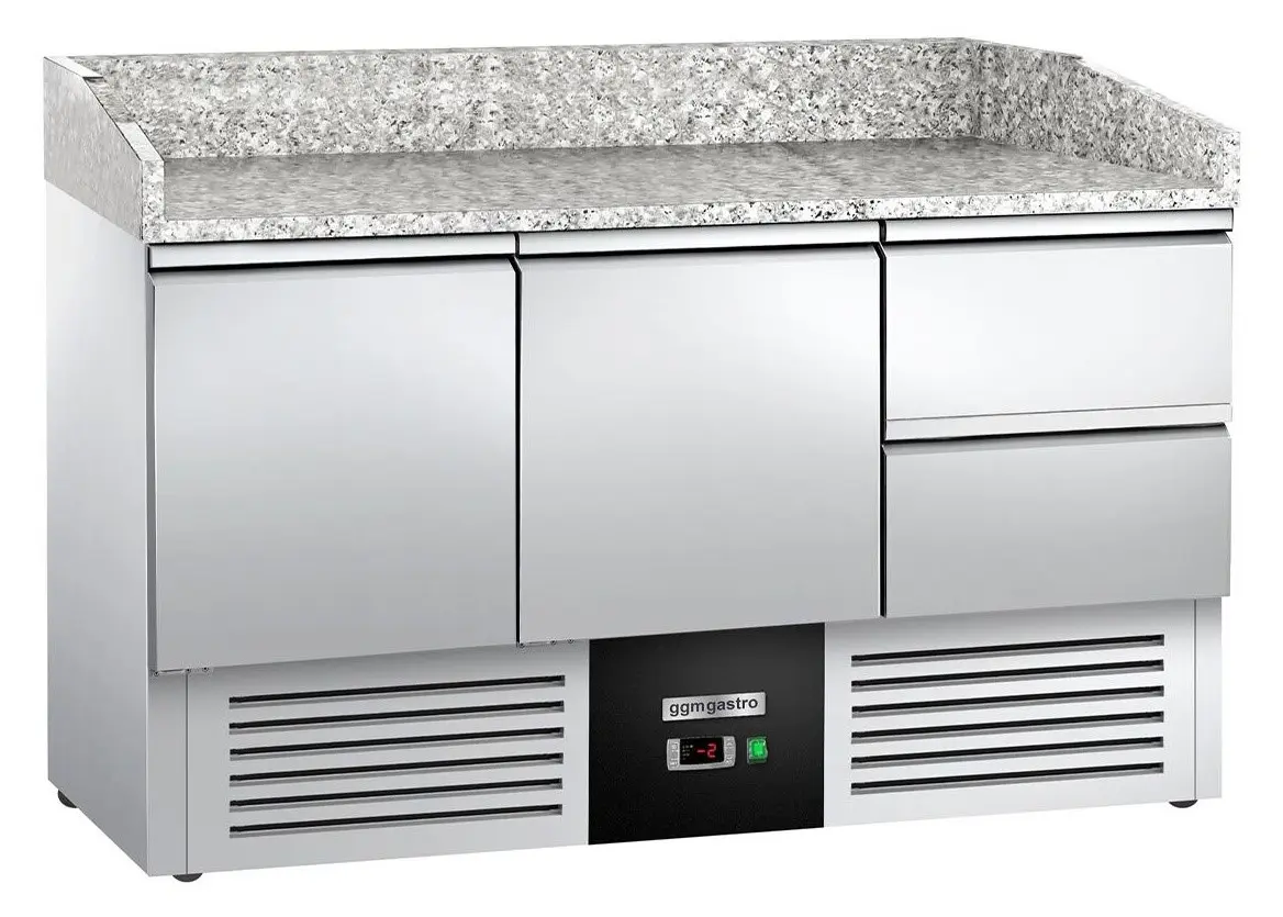 Masa frigorifica pentru pizza GGM Gastro POG147ND#SBG1212 (Inox)