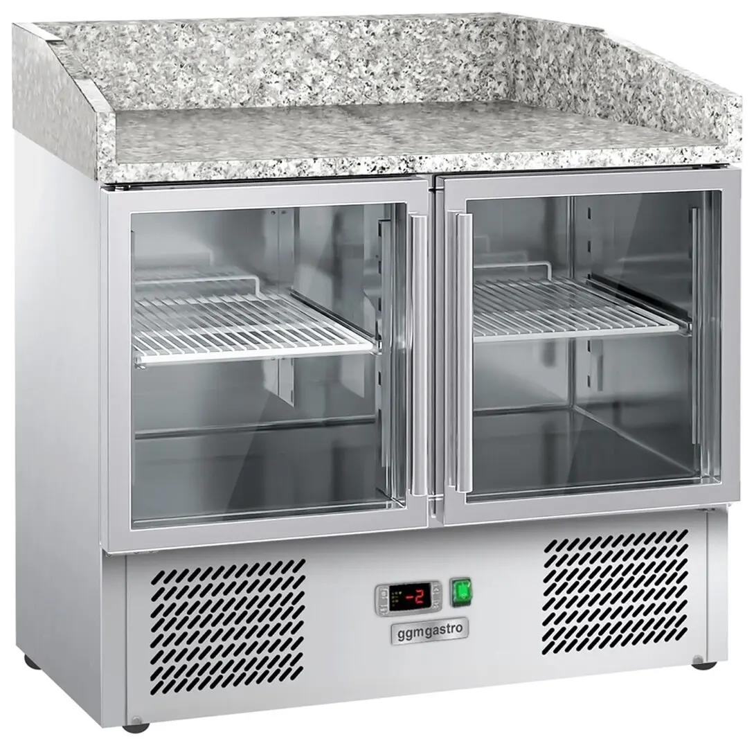 Холодильный стол для пиццы GGM Gastro POG97ND#2#GT#07 (Inox)