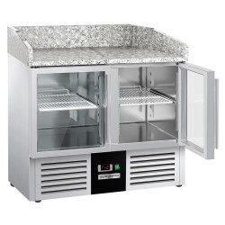 Холодильный стол для пиццы GGM Gastro POG97ND#2#GT (Inox) Thumb