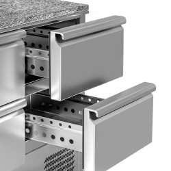 Masa frigorifica pentru pizza GGM Gastro POG97ND#2#SBG1212#07 (Inox) Thumb