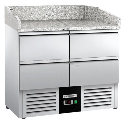 Холодильный стол для пиццы GGM Gastro POG97ND#2#SBG1212 (Inox)