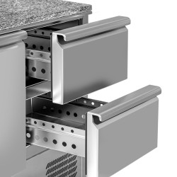 Masa frigorifica pentru pizza GGM Gastro POG97ND#SBG1212#07 (Inox) Thumb