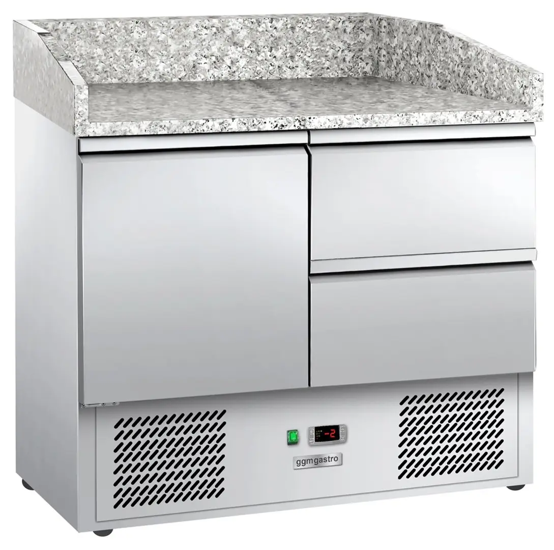 Masa frigorifica pentru pizza GGM Gastro POG97ND#SBG1212#07 (Inox)