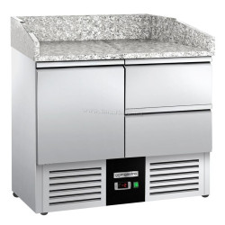 Холодильный стол для пиццы GGM Gastro POG97ND#SBG1212 (Inox)