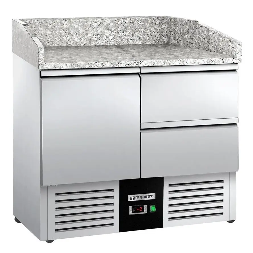 Холодильный стол для пиццы GGM Gastro POG97ND#SBG1212 (Inox)