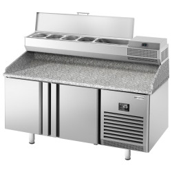 Masa frigorifica pentru pizza GGM Gastro POI157#AEI153 (Inox) Thumb