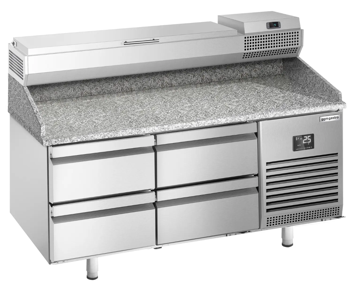 Masa frigorifica pentru pizza GGM Gastro POI157S1212#AEI153 (Inox) - 2