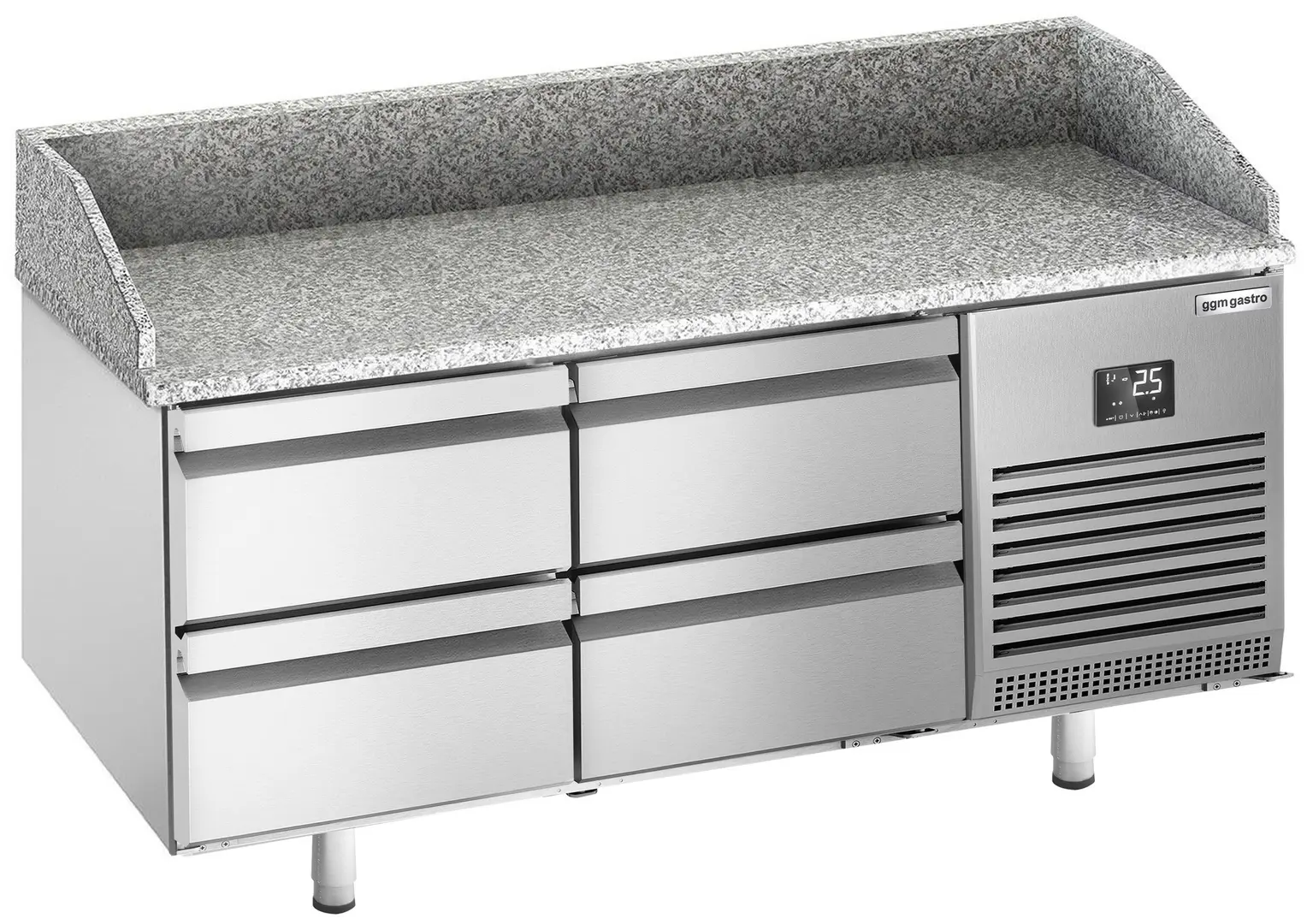 Masa frigorifica pentru pizza GGM Gastro POI157S1212 (Inox)