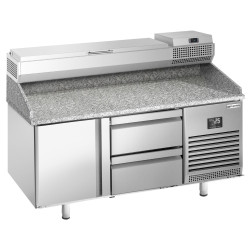Masa frigorifica pentru pizza GGM Gastro POI157T1S1212#AEI153 (Inox) Thumb