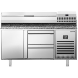 Masa frigorifica pentru pizza GGM Gastro POI157T1S1212#AEI153 (Inox) Thumb