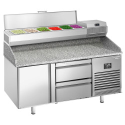 Masa frigorifica pentru pizza GGM Gastro POI157T1S1212#AEI153 (Inox)