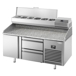 Masa frigorifica pentru pizza GGM Gastro POI157T1S1212#AEI153 (Inox) Thumb