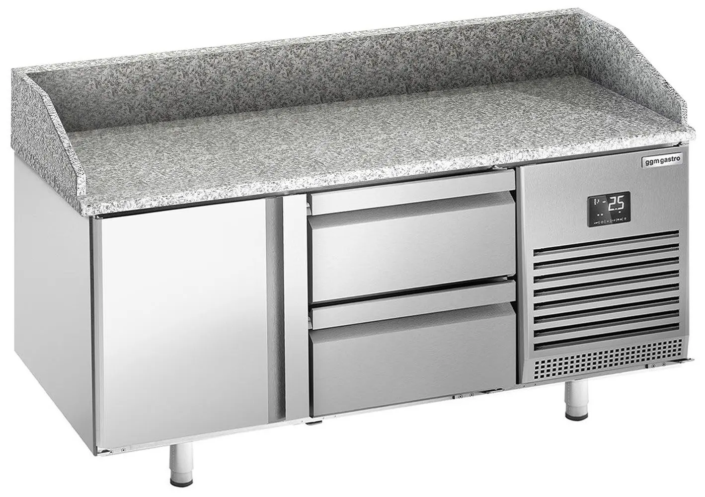 Masa frigorifica pentru pizza GGM Gastro POI157T1S1212 (Inox)