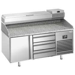 Холодильный стол для пиццы GGM Gastro POI157T1S1313#AEI153 (Inox) Thumb