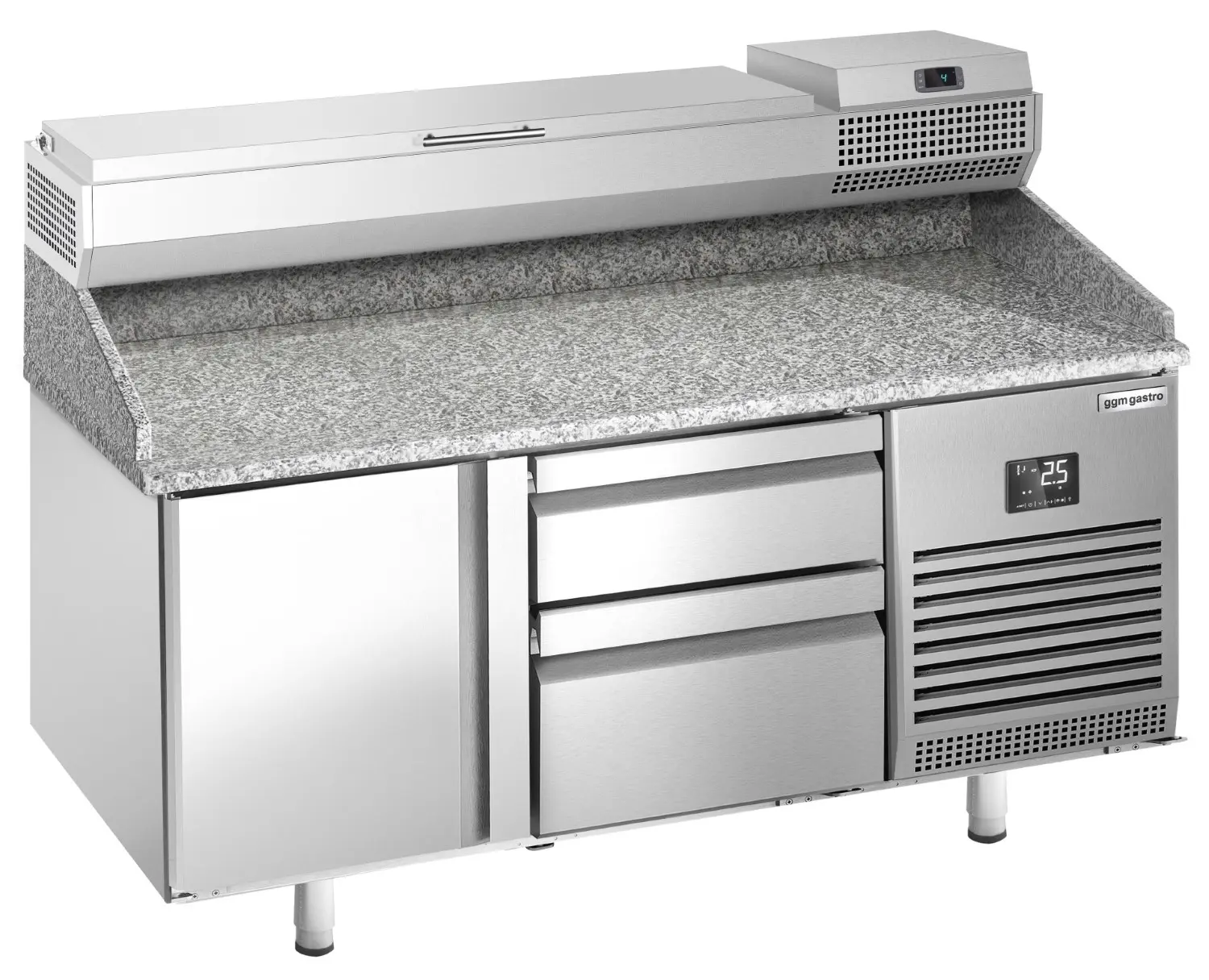 Masa frigorifica pentru pizza GGM Gastro POI157T1S2313#AEI153 (Inox) - 2