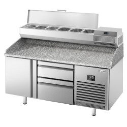 Masa frigorifica pentru pizza GGM Gastro POI157T1S2313#AEI153 (Inox) Thumb