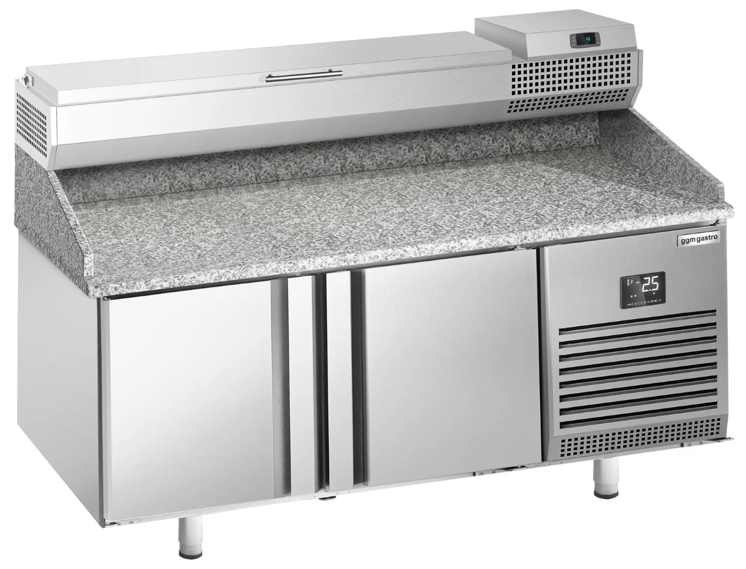 Masa frigorifica pentru pizza GGM Gastro POI178#AEI173 (Inox) - 2