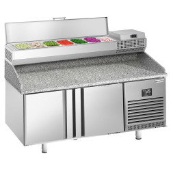 Masa frigorifica pentru pizza GGM Gastro POI178#AEI173 (Inox)