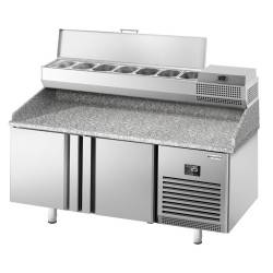 Masa frigorifica pentru pizza GGM Gastro POI178#AEI173 (Inox) Thumb