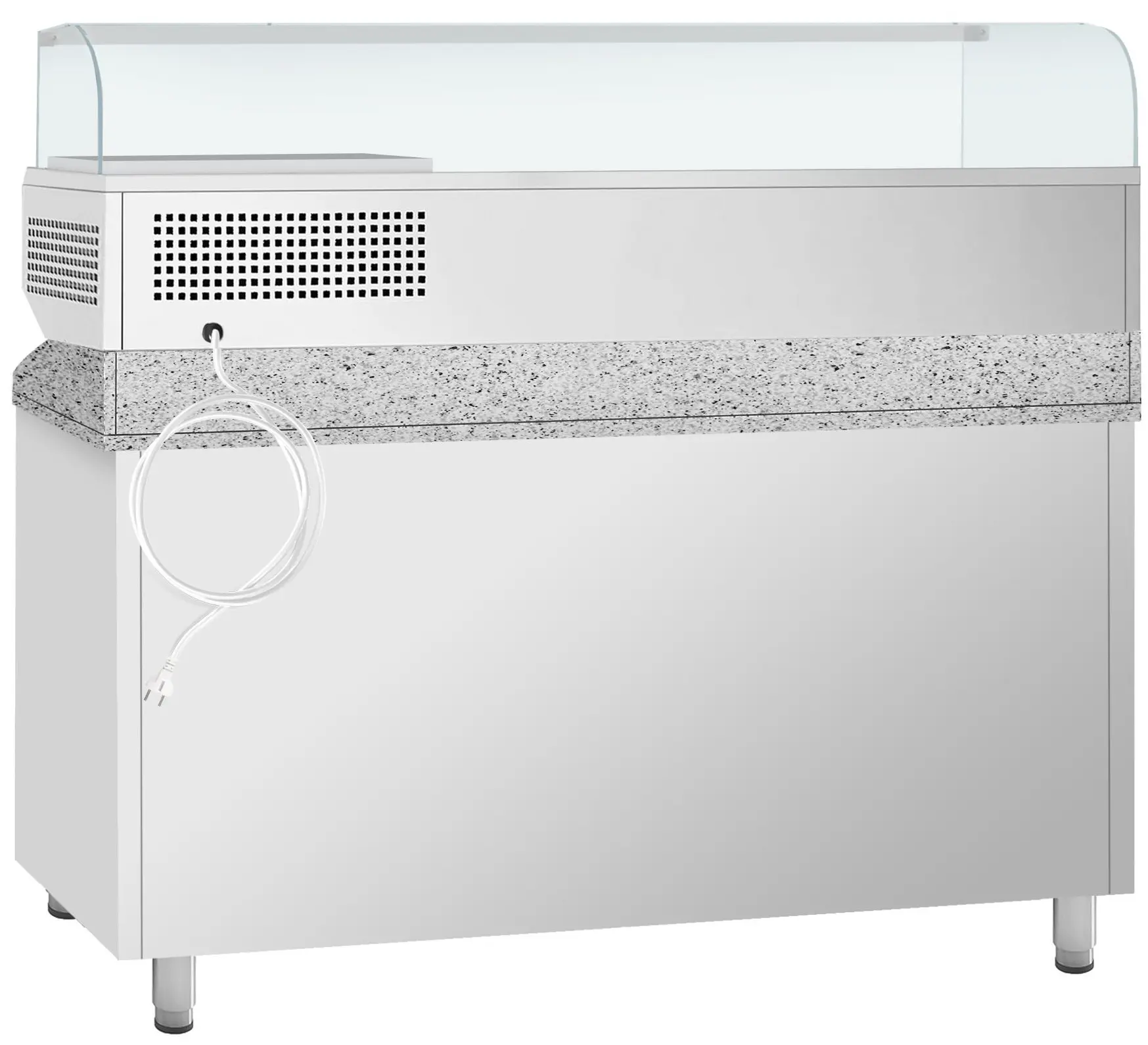 Холодильный стол для пиццы GGM Gastro POI178#AGI173 (Inox) - 6