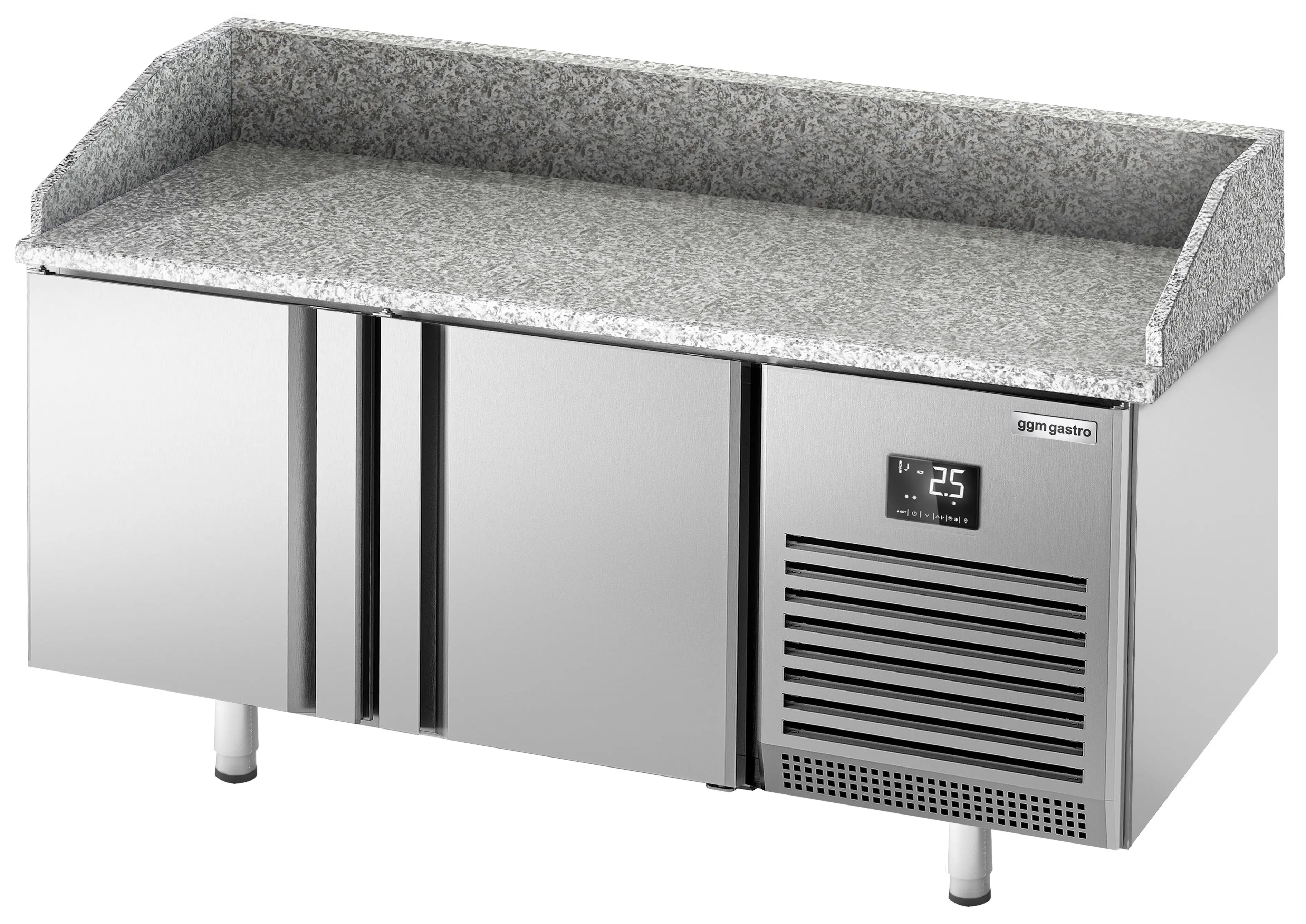Masa frigorifica pentru pizza GGM Gastro POI178 (Inox) - 3