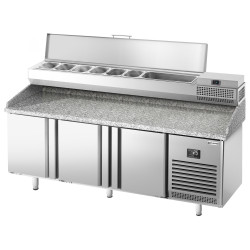 Masa frigorifica pentru pizza GGM Gastro POI207#AEI203 (Inox) Thumb
