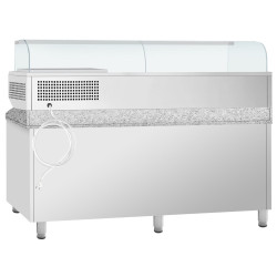 Холодильный стол для пиццы GGM Gastro POI207T2S1212#AGI203 (Inox) Thumb