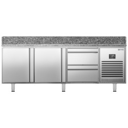 Masa frigorifica pentru pizza GGM Gastro POI207T2S1212 (Inox) Thumb