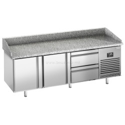 Masa frigorifica pentru pizza GGM Gastro POI207T2S1212 (Inox)