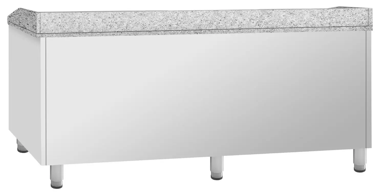 Masa frigorifica pentru pizza GGM Gastro POI207T2S1212 (Inox) - 4
