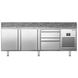 Masa frigorifica pentru pizza GGM Gastro POI207T2S2313 (Inox) Thumb