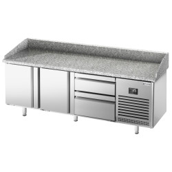 Masa frigorifica pentru pizza GGM Gastro POI207T2S2313 (Inox) Thumb