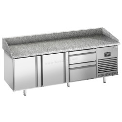 Холодильный стол для пиццы GGM Gastro POI207T2S2313 (Inox)