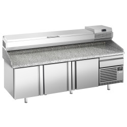 Masa frigorifica pentru pizza GGM Gastro POI238#AEI233 (Inox) Thumb