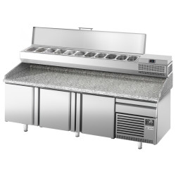 Masa frigorifica pentru pizza GGM Gastro POI238#AEI233 (Inox) Thumb