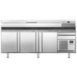 Masa frigorifica pentru pizza GGM Gastro POI238#AEI234 (Inox) Thumb