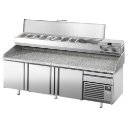 Masa frigorifica pentru pizza GGM Gastro POI238#AEI234 (Inox) Thumb