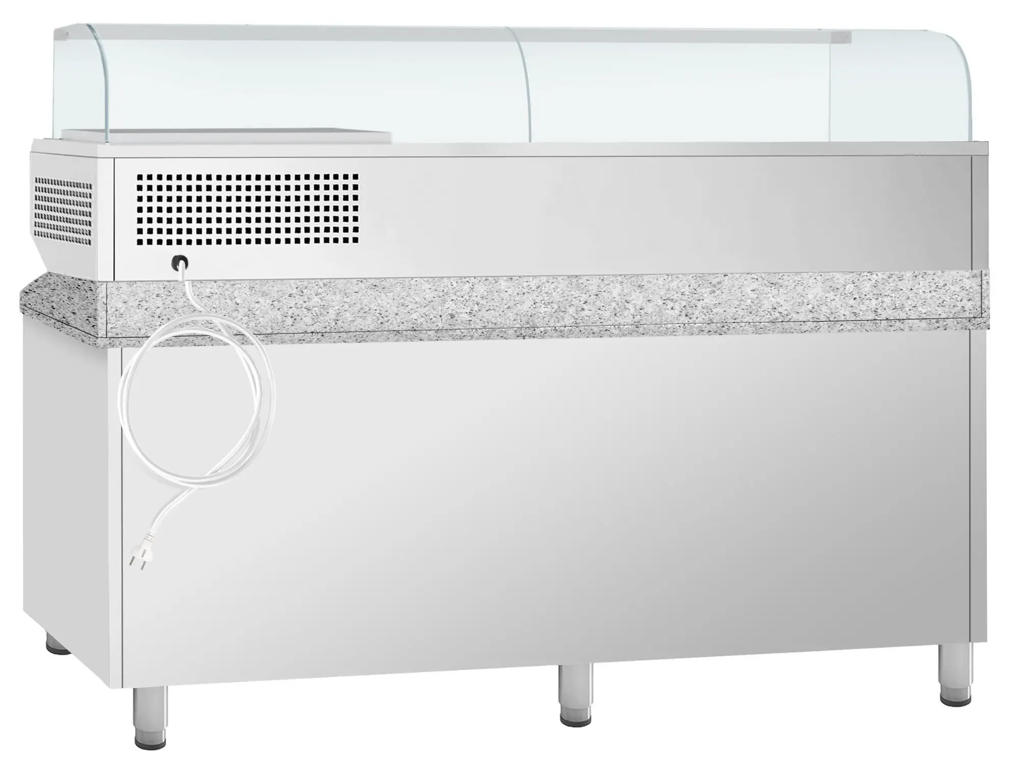 Masa frigorifica pentru pizza GGM Gastro POI238#AGI233 (Inox) - 4