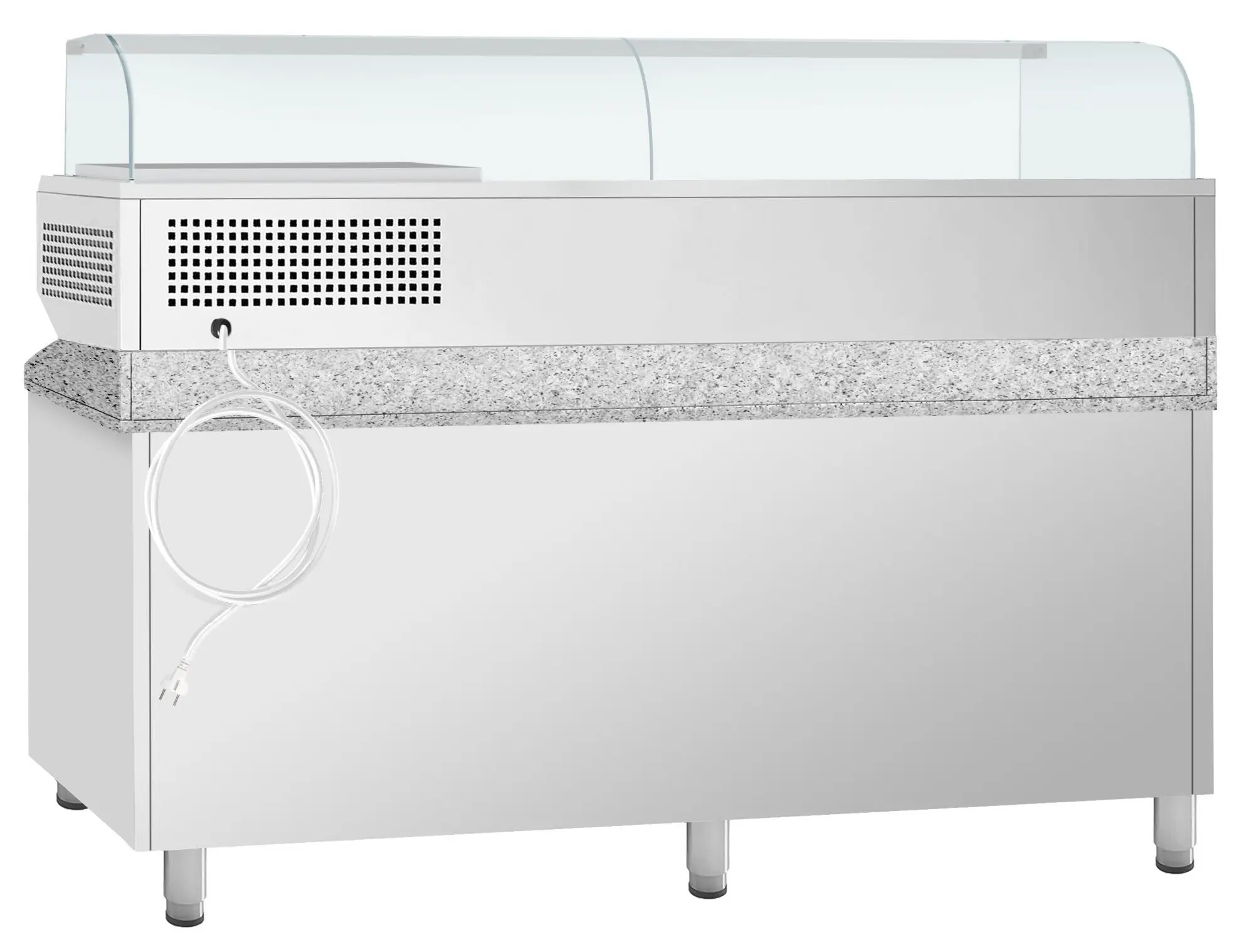 Masa frigorifica pentru pizza GGM Gastro POI238#AGI234 (Inox) - 4