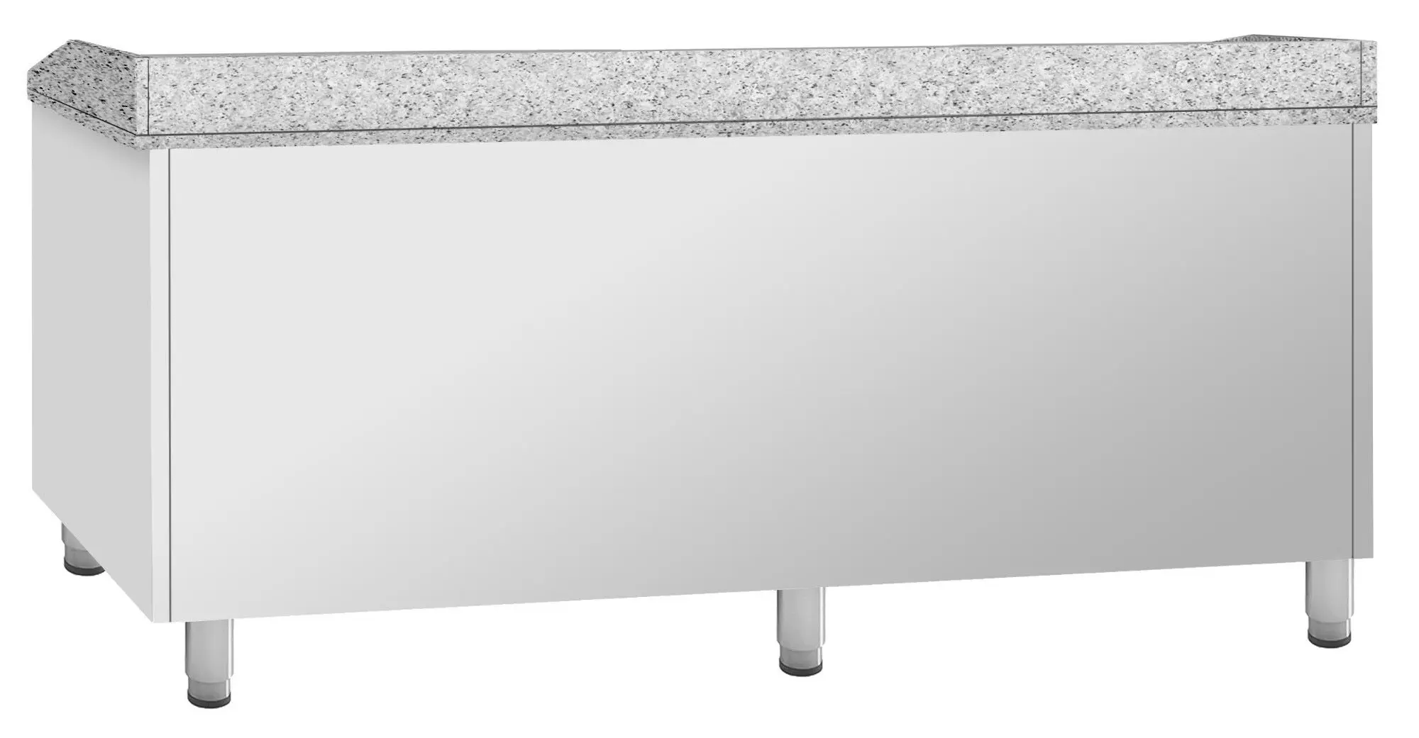 Masa frigorifica pentru pizza GGM Gastro POI238 (Inox) - 4