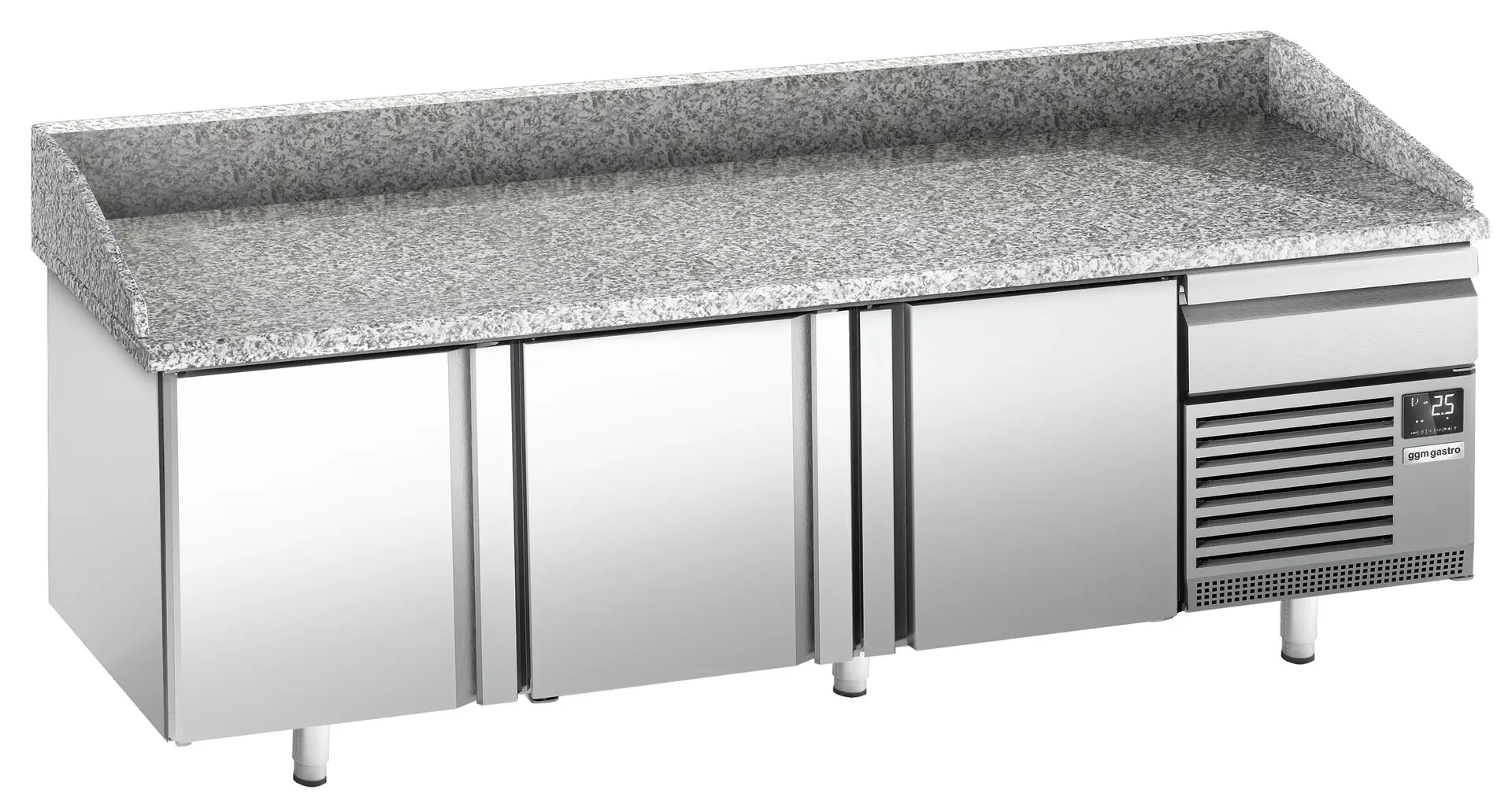 Masa frigorifica pentru pizza GGM Gastro POI238 (Inox)