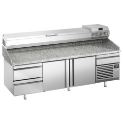 Masa frigorifica pentru pizza GGM Gastro POI238S2#AEI233 (Inox) Thumb